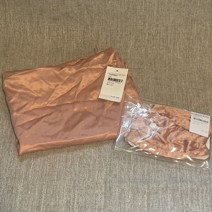 SLIP Pink King Pillowcase and Face Mask Set